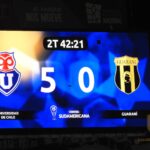 Universidad de Chile (5) – Guaraní (0)